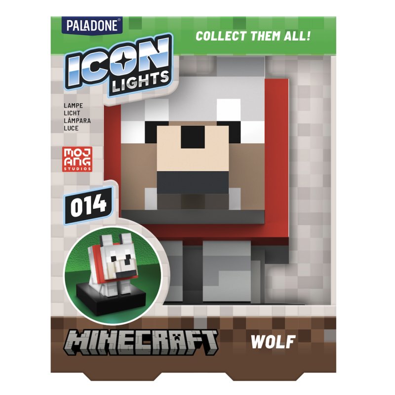 MINECRAFT - Loup - Lampe Icon 11cm