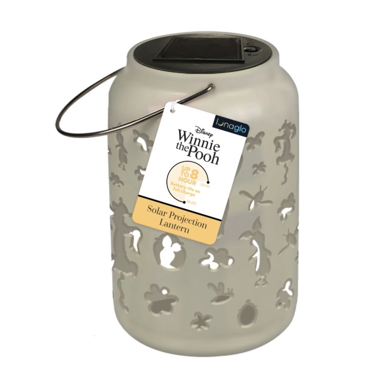 WINNIE L'OURSON - Lanterne Solaire Ext. Projection 'LunaGlo'