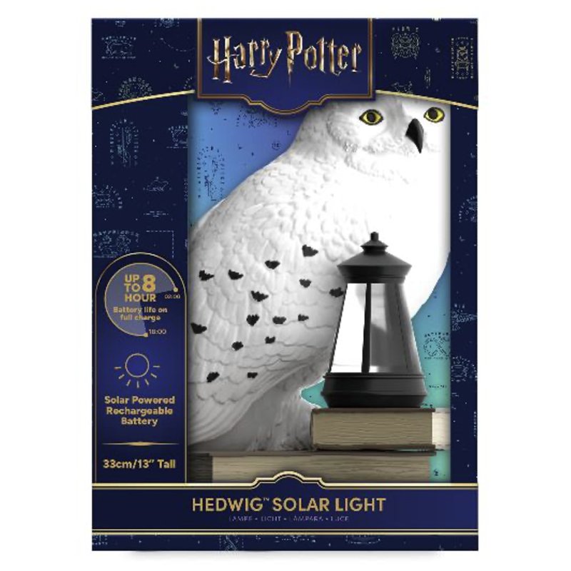 HARRY POTTER - Hedwige - Lampe Solaire Extérieure 'LunaGlo' 33cm