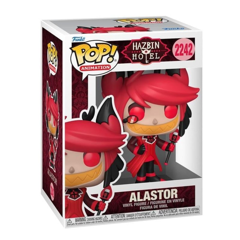 HAZBIN HOTEL - POP Animation N° 2242 - Alastor avec Chase