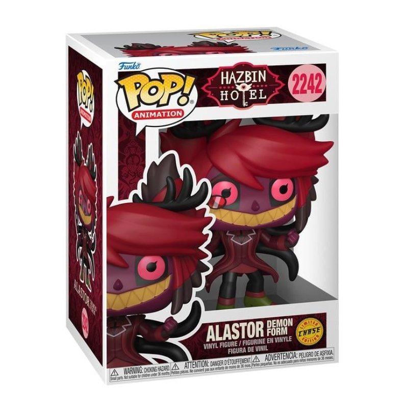 HAZBIN HOTEL - POP Animation N° 2242 - Alastor avec Chase
