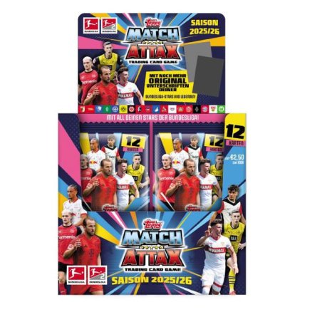 Bundesliga Match Attax Trading Cards 2025/26 Booster Display (36)