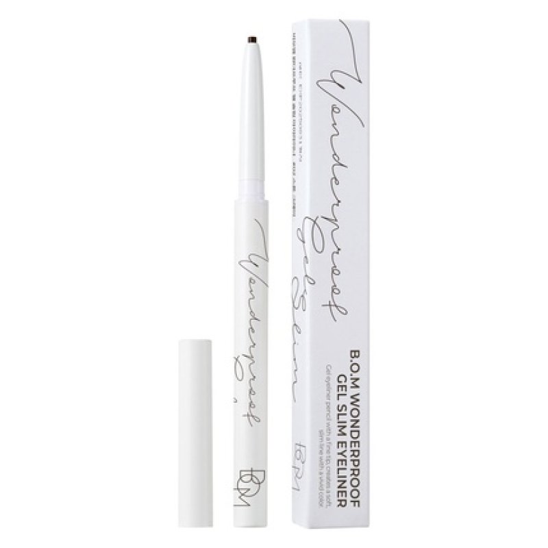 Bom Wonderproof Gel Slim Eyeliner 03 Deep Brown Longlasting And Waterproof