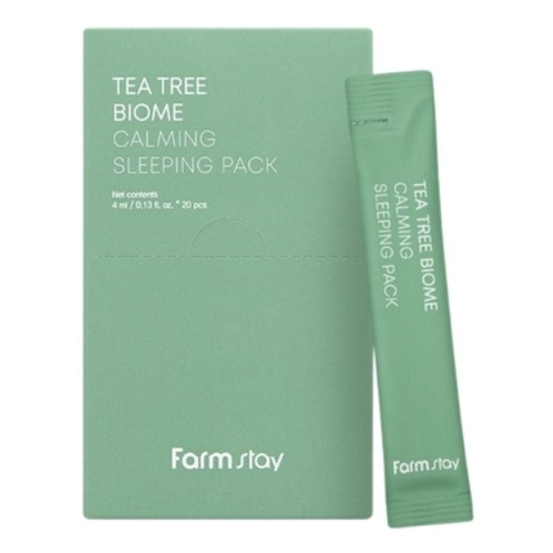 Farmstay Tea Tree Biome Calming Sleeping Pack A Soothing Sleeping Mask For Face Care