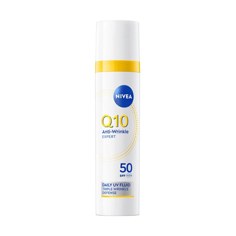 NIVEA Q10 Anti-Wrinkle Daily UV Fluid SPF 50 Liquide de protection solaire Visage