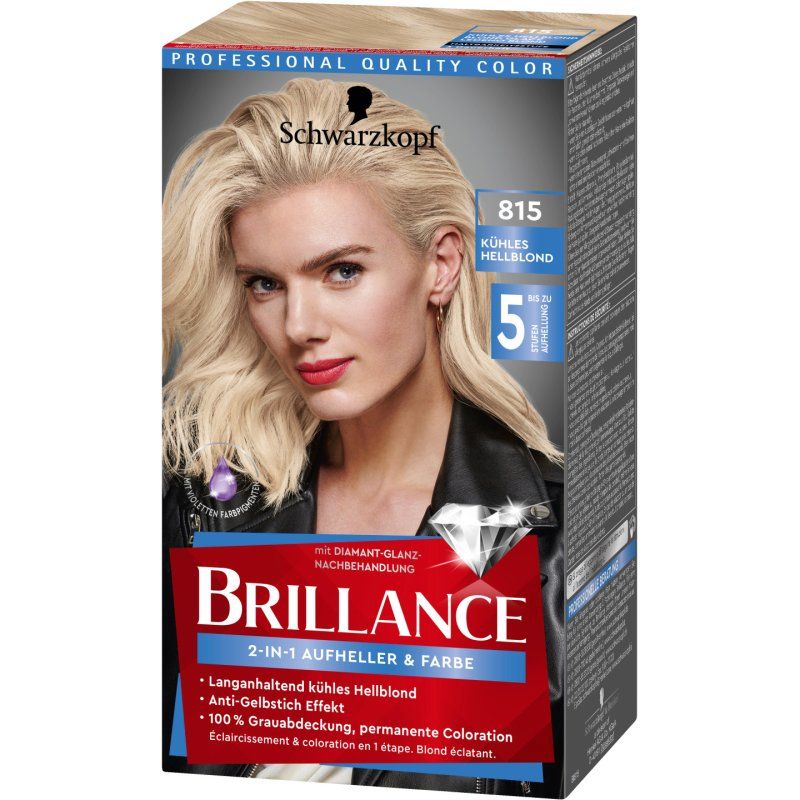 Schwarzkopf Brillance 4015100715729 couleur de cheveux Blonde