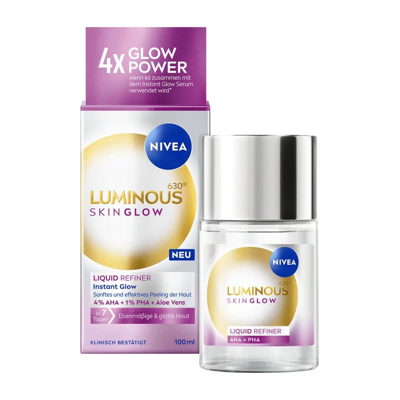 NIVEA LUMINOUS630 Skin Glow Liquid Refiner Femmes 100 ml