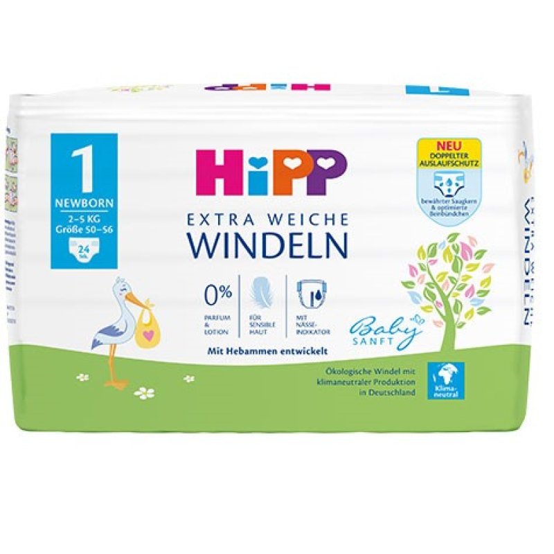 Hipp Baby Diapers Soft Size 1 Newborn