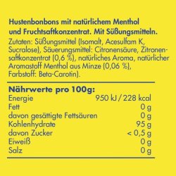 Wick Lemon Cough Drops with Natural Menthol Sugar-Free Soothing