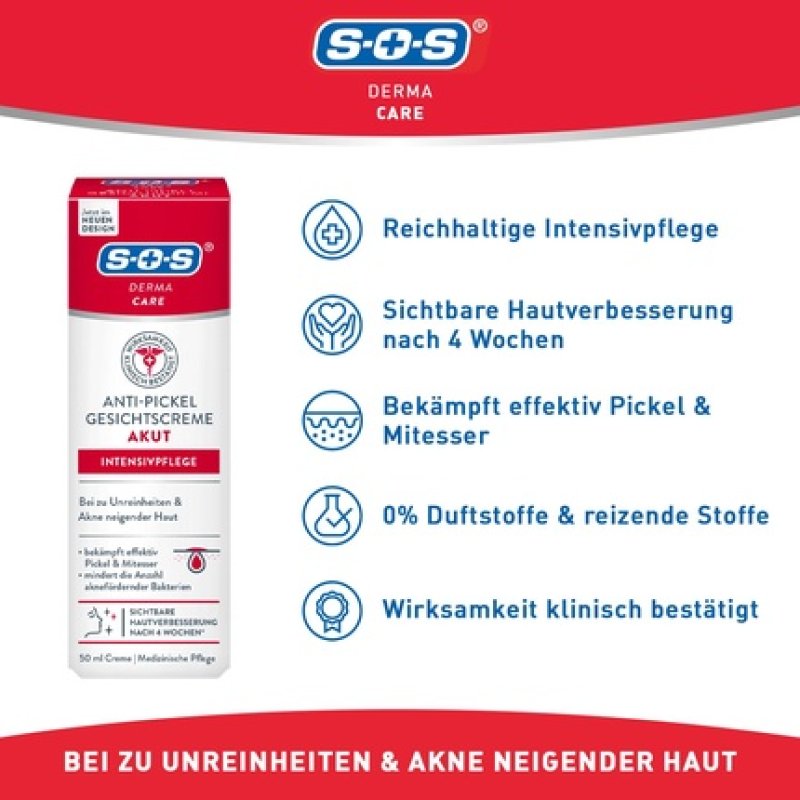 Sos Derma Care Antipimple Facial Cream 50ml