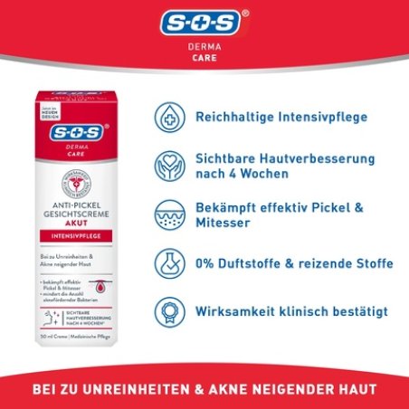 Sos Derma Care Antipimple Facial Cream 50ml