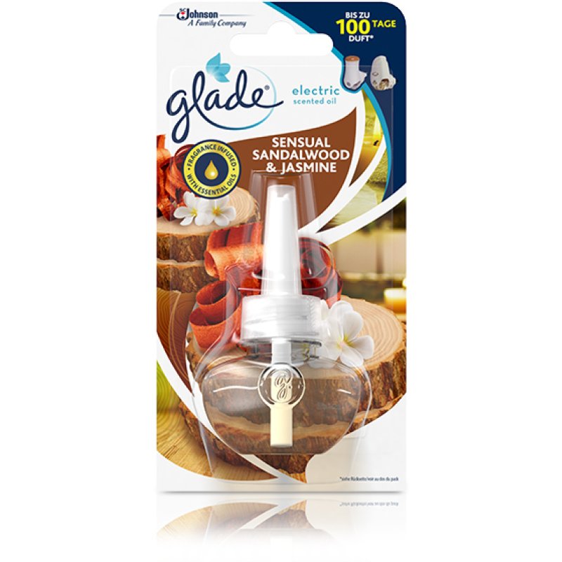 Glade Electric Scented Oil Nf Sensual Sandalwood And Jasmine Home Fragrance