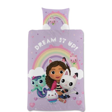 Gabbys Dollhouse bedlinen size 100x140