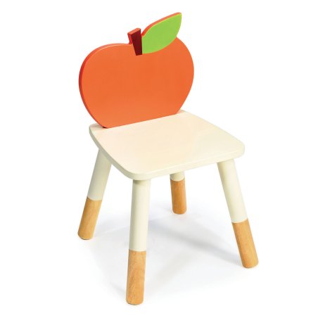 Mentari - Children's Furniture - Apple Chair - Cream-Nature - 49.1 x 30.7 x 31.2 cm