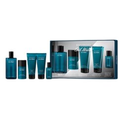 Davidoff Cool Water Set Includes 125ml Edt Spray 75ml Shower Gel 75ml After Shave Lotion 75ml Deo Stick And 15ml Edt