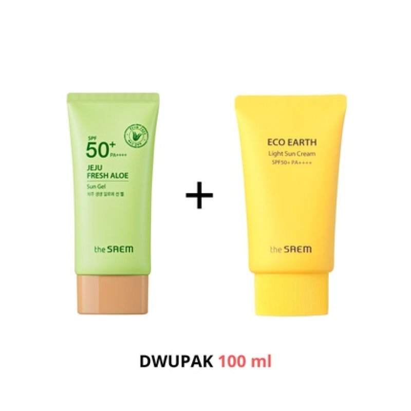 The Saem Spf50 Jeju Sun Gel Eco Earth Sun High Protection Sunscreen