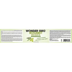 Wonder Gro Bergamot with Olive Oil Hair Grease Styling Conditioner 12 fl oz - Prevents Breakage - Moisturizes and Adds
