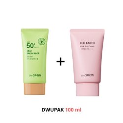 The Saem Spf50 Jeju Sun Gel Eco Pink Sun Package