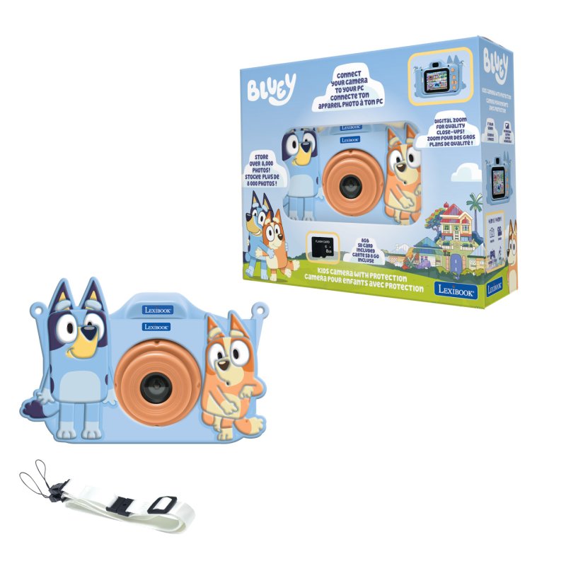 Lexibook - Kids Camera with Bluey protection (DJ078BY)