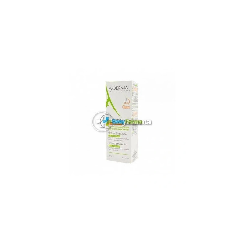 Aderma Exomega Control Emollient Cream Antiitch 200 Milliliters