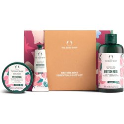 The Body Shop British Rose Essentials Gift Set Shower Gel 250ml Body Yogurt