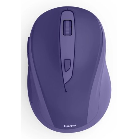 Hama WM-400 Compact Wireless Optical Mouse, 6 Buttons, 800-1600 DPI, Blue