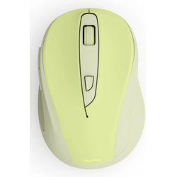 Hama WM-400 Compact Wireless Optical Mouse, 6 Buttons, 800-1600 DPI, Green