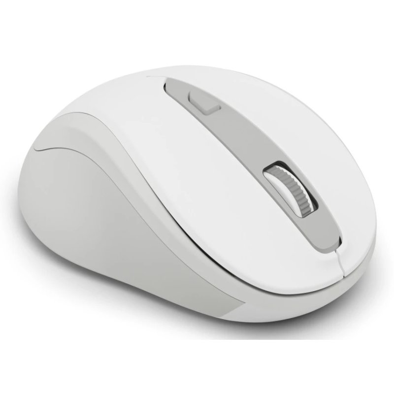 Hama WM-400 Compact Wireless Optical Mouse, 6 Buttons, 800-1600 DPI, White