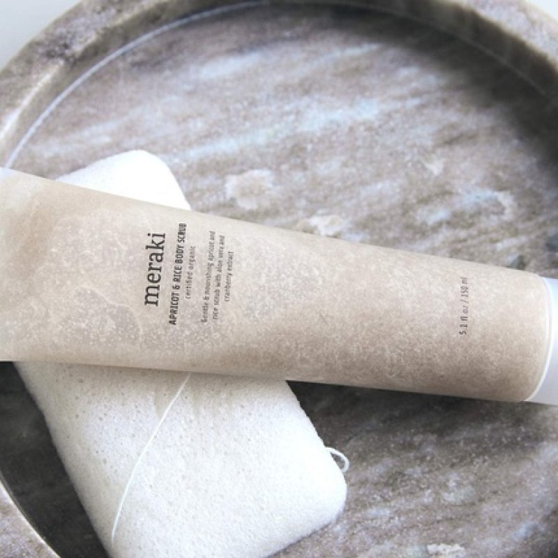 Meraki - Apricot & Rice Body Scrub 150 ml (Mkde031/311060310)
