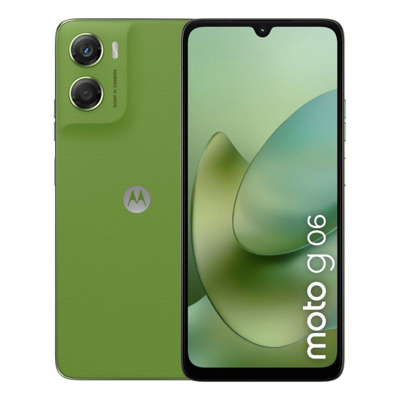 Motorola moto g06 17,5 cm (6.88") Double SIM Android 15 4G USB Type-C 4 Go 64 Go 5200 mAh Vert