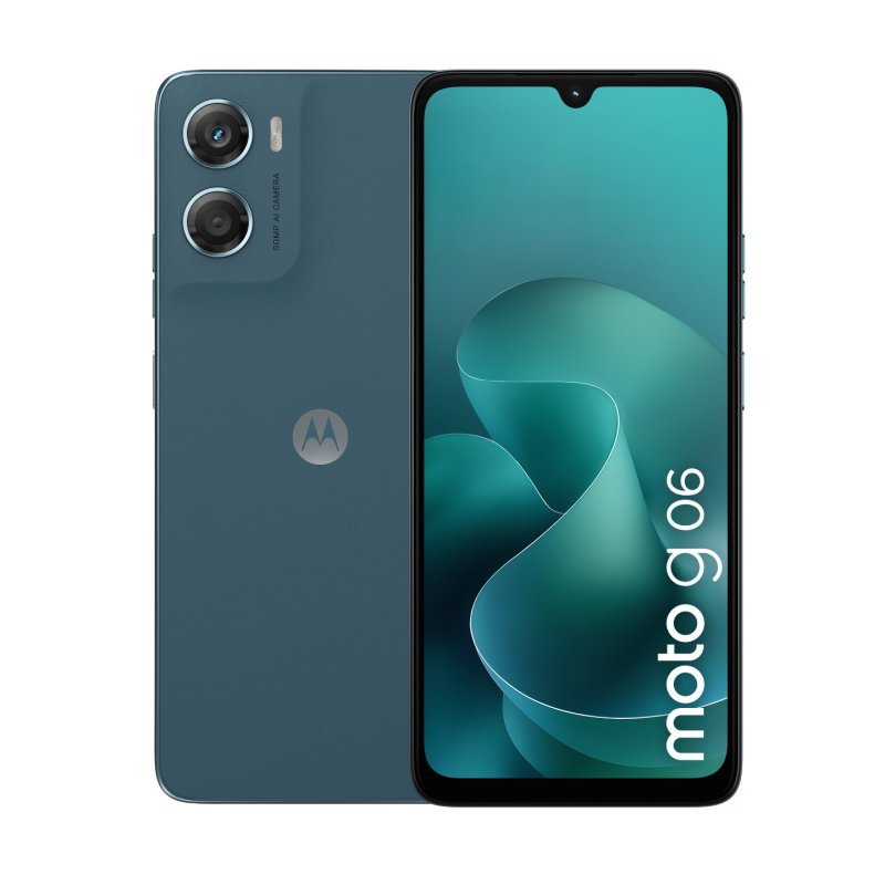 Motorola moto g06 17,5 cm (6.88") Double SIM Android 15 4G USB Type-C 4 Go 64 Go 5200 mAh Bleu