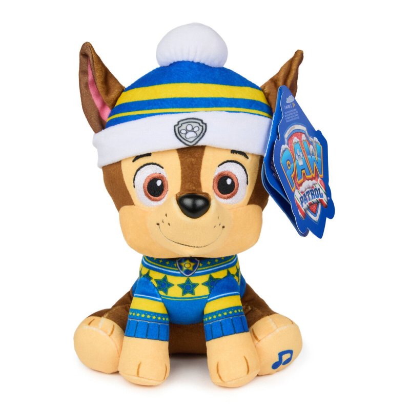 Paw Patrol - Christmas Music Plush 20 cm - Chase
