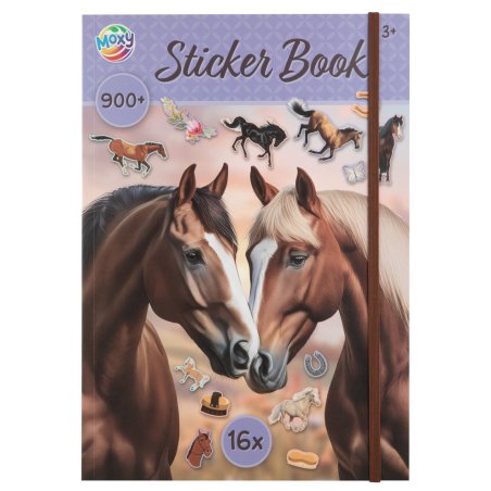 Moxy - Horse sticker book a4, 16 sheets (190001)