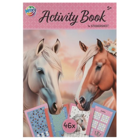 Moxy - Horse activity book A4, 24 sheets (190010)