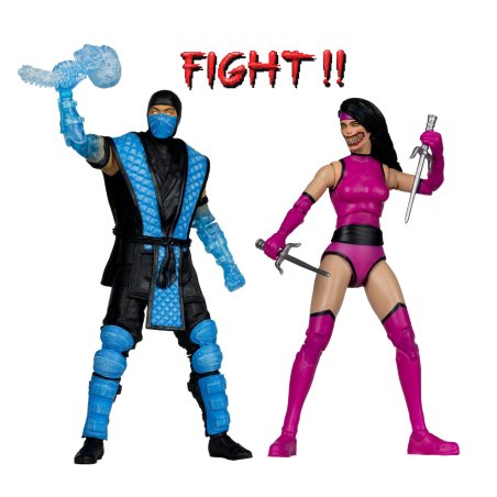 Mortal Kombat Klassics - Sub-Zero vs Mileena (2 Pack)