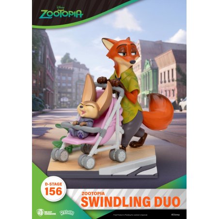 ZOOTOPIE 2 - Swindling Duo - Diorama D-Stage 12.2cm