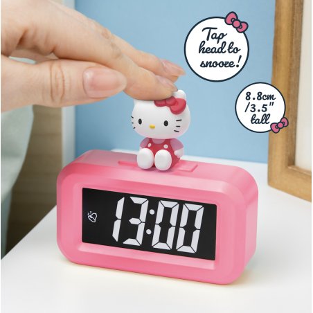 HELLO KITTY - Reveil avec Mini Figurine