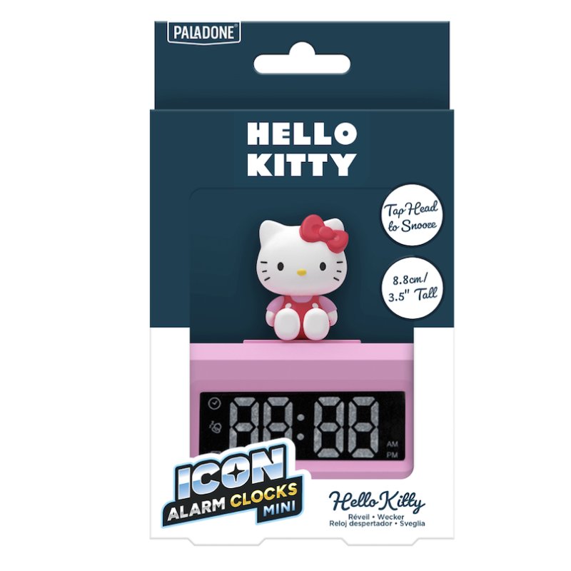 HELLO KITTY - Reveil avec Mini Figurine