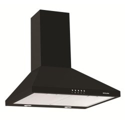 Hotte murale pyramide 60 cm - 569 m³/h - 62 à 68 dB(A) min./max. - Bout *