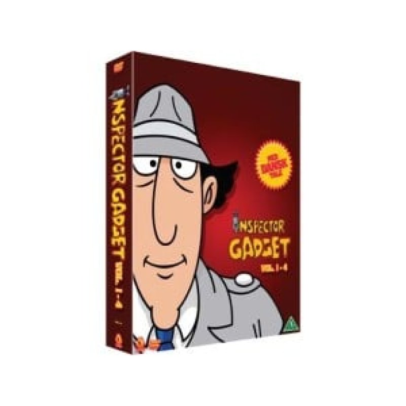 Inspector Gadget: Volume 1-4 (4-disc) Dansk Tale