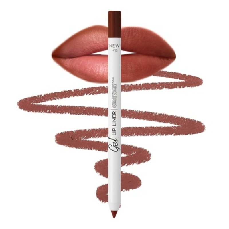 Lamel Matte Gel Lip Liner Pencil Weightless & Creamy Texture Sharpenable