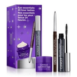 Clinique Eye Essentials 24 Hour Lashes Set Includes Lash Power Mascara 6ml Quickliner For Eyes 014g And All About Eyes