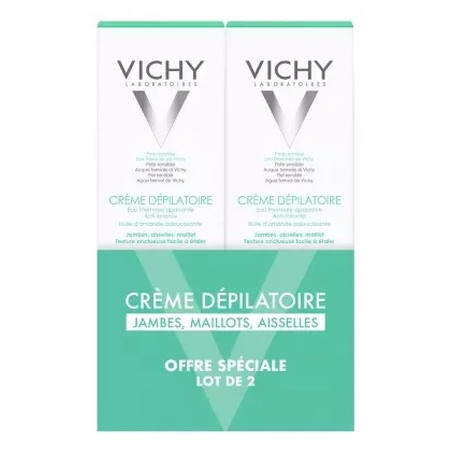 Vichy Dermotolerance Hair Removal Cream Set Of 2 X 150 Ml