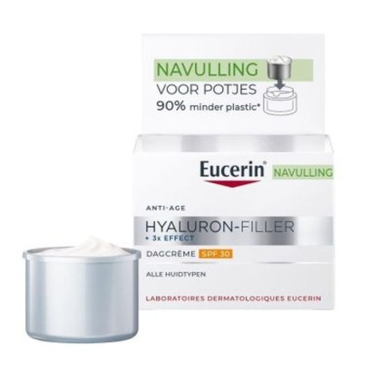 Eucerin Hyaluronfiller 3x Effect Day Cream Spf30 Refill 50 Ml