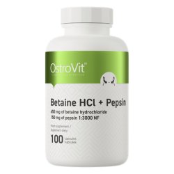 Ostrovit Betaine HCl Pepsin 100 Capsules