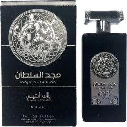Asdaaf Majd Al Sultan Black Intense Eau De Parfum Unisex 100 Ml
