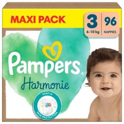 Pampers Harmonie Size 3 Maxi Pack 96 Diapers 610 Kg