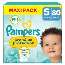 Pampers Premium Protection Skin Comfort Size 5 Maxi Pack 80 Diapers 1116 Kg