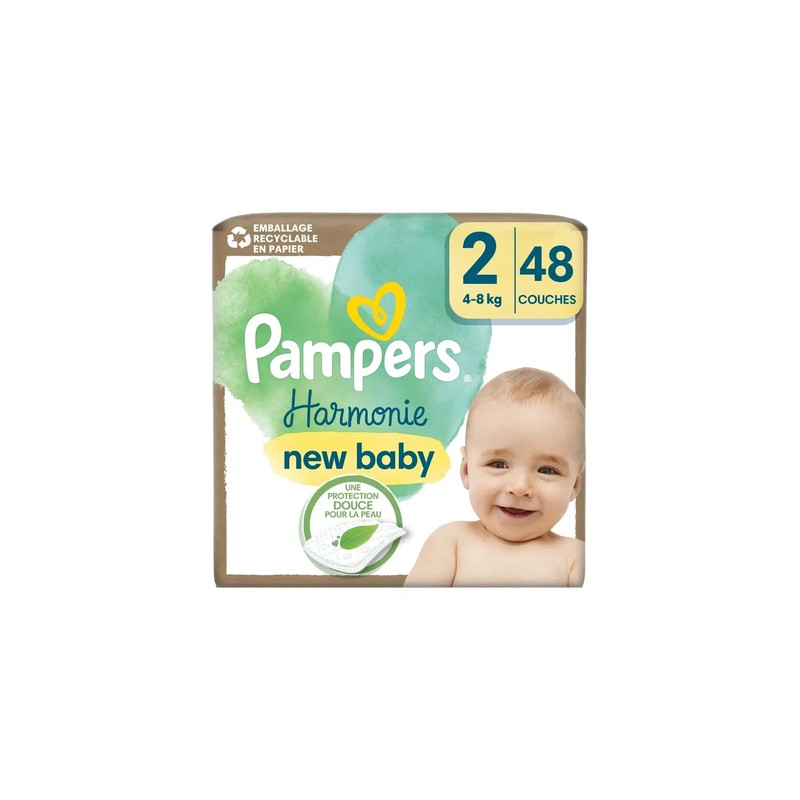 Pampers New Baby Harmonie Size 2 50 Diapers 48 Kg