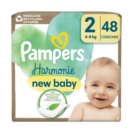 Pampers New Baby Harmonie Size 2 50 Diapers 48 Kg